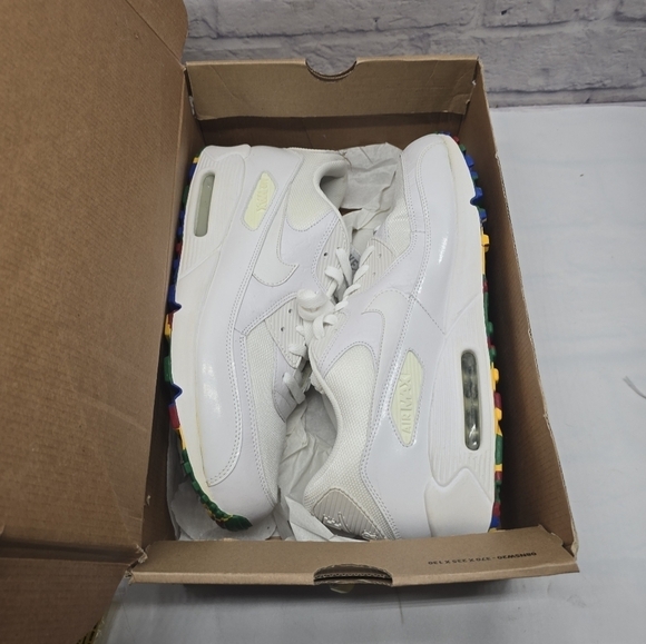 2008 Nike Air Max 90 325018 111 NSW Olympic White Men's Size 14 - Picture 10 of 11